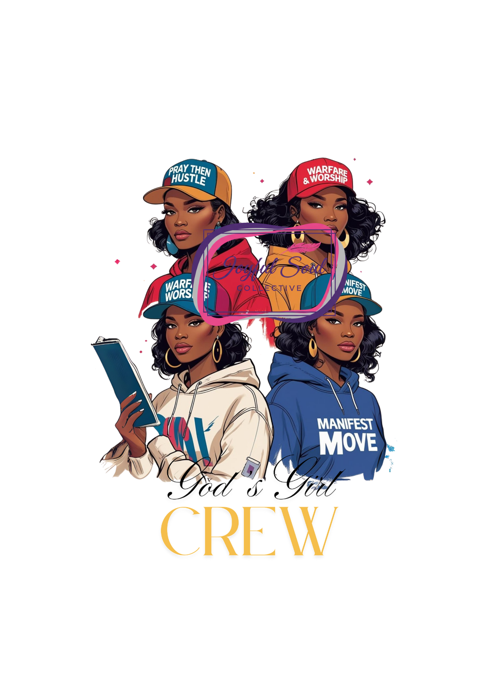 God's Girl Crew Affirmation Journal | Wellness & Meditation Notebook