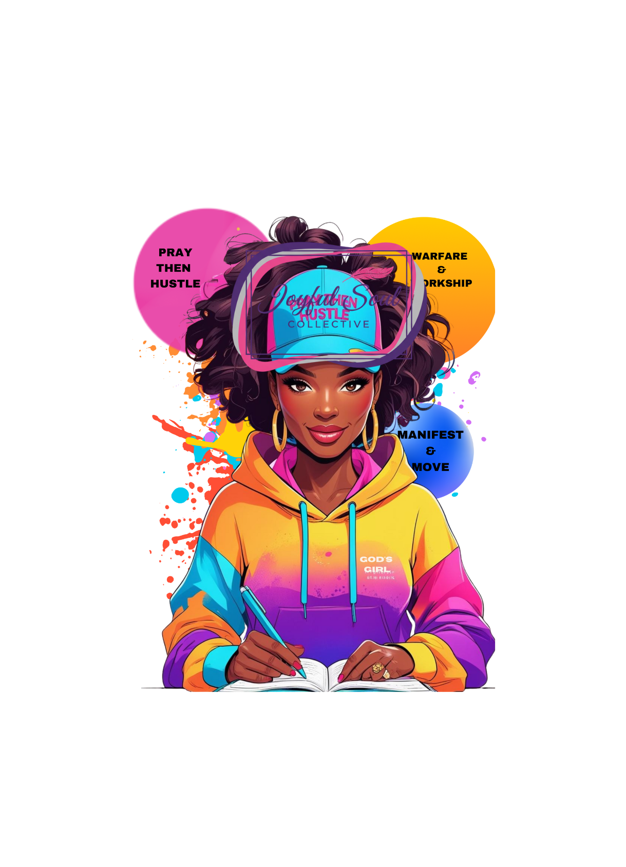 God's Girl Crew Affirmation Journal | Wellness & Meditation Notebook