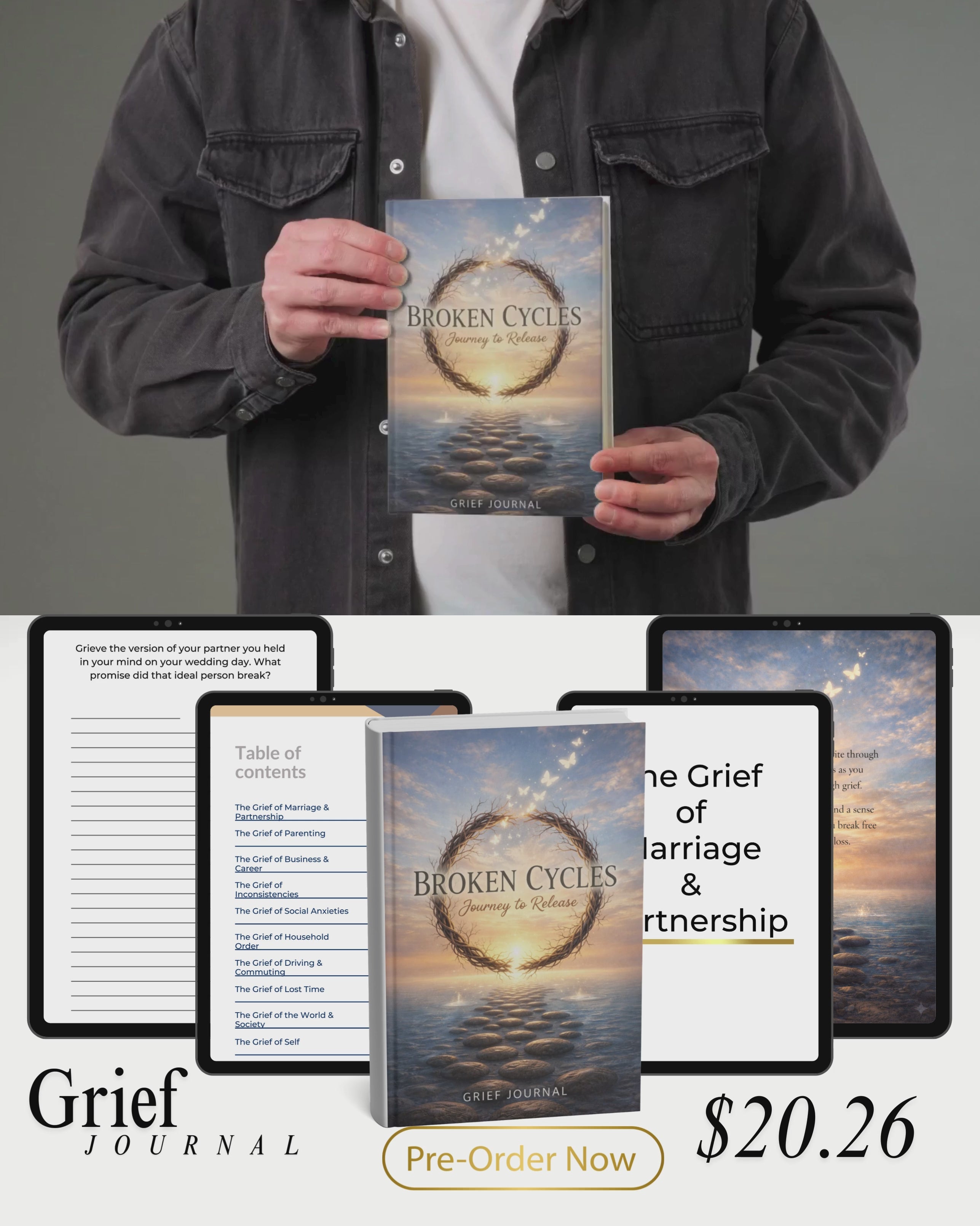 Broken Cycles: Journey to Release Grief Journal