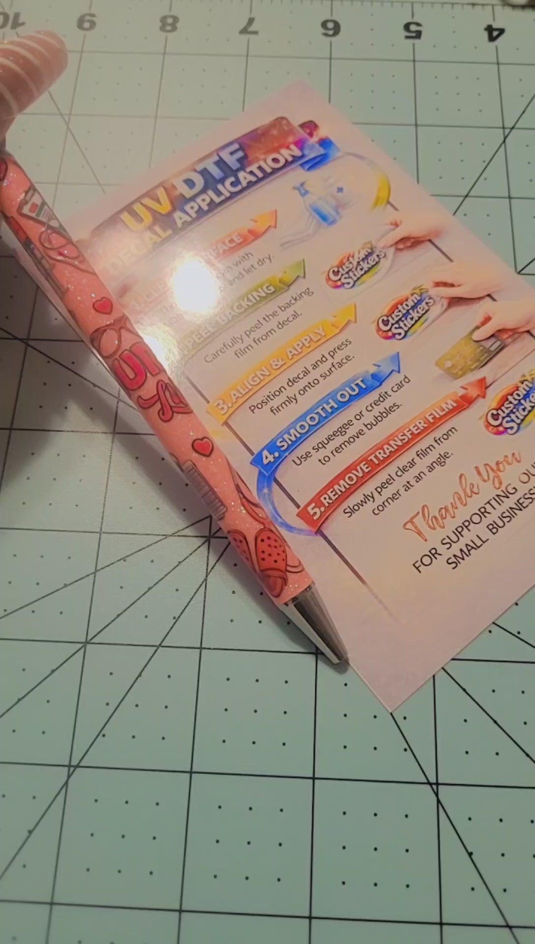 Hand-Wrapped Glitter Pens – Statement Writing in Style