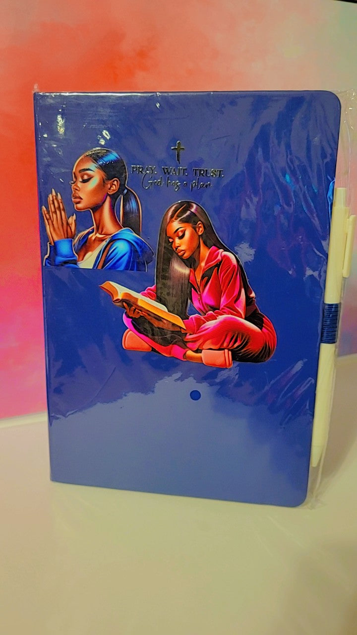 Pray. Wait. Trust God Has A Plan Journal