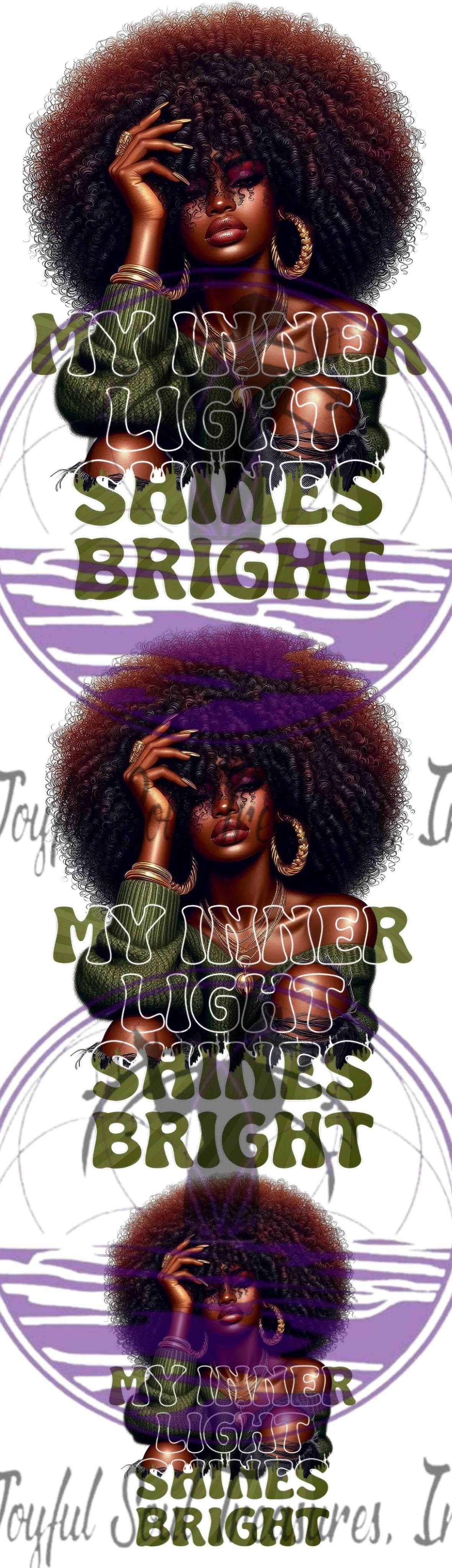 My Inner Light Shines Bright UVDTF