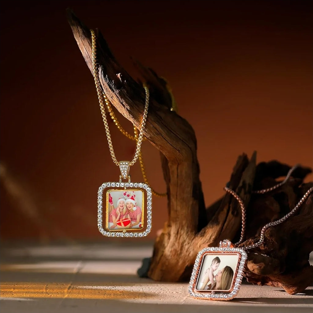 Sublimation Rhinestone Trays Pendant Set