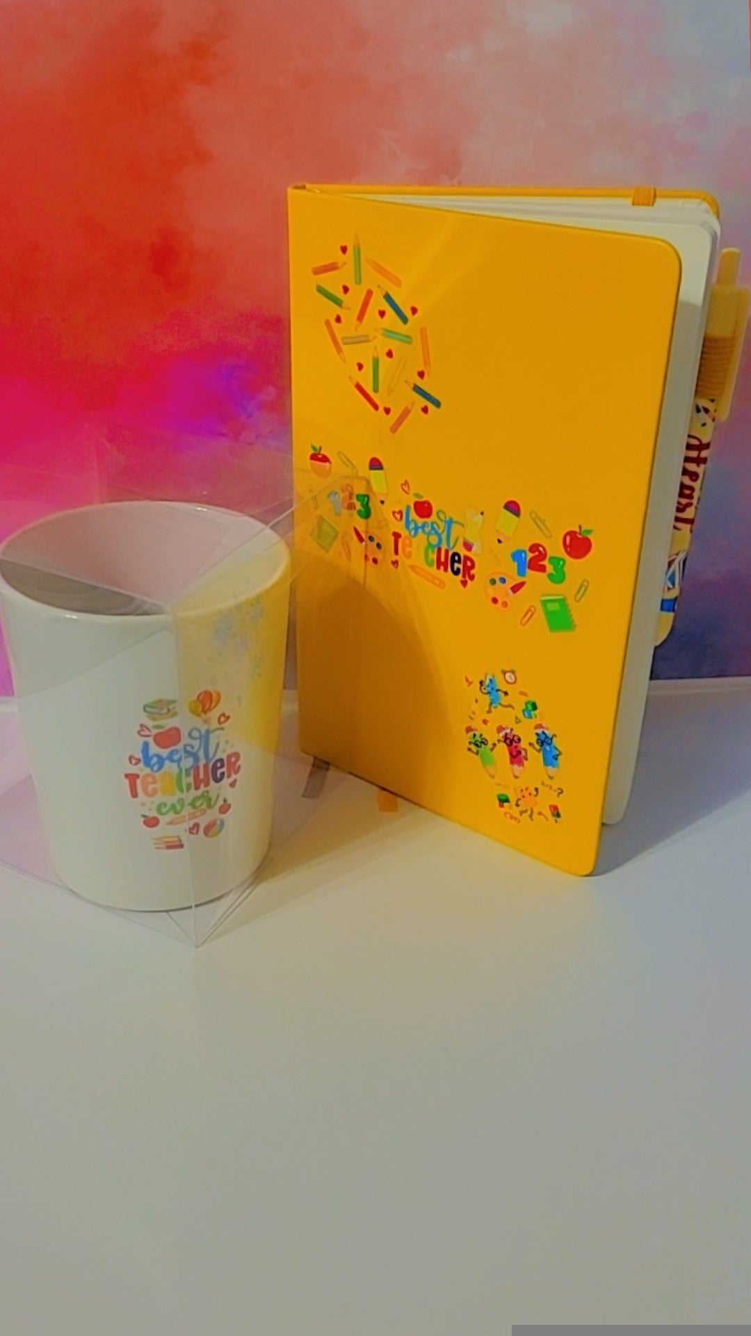 Teacher Appreciation Journal with Drinkware